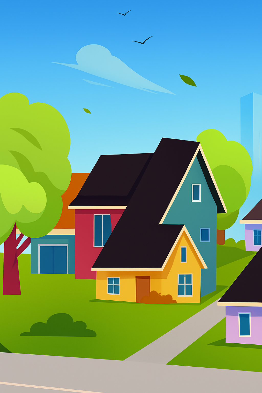 A beautiful modern house, representing the home equity being protected